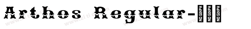 Arthos Regular字体转换
